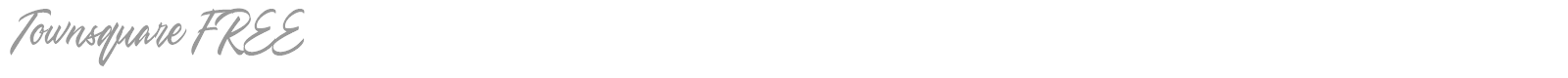 Townsquare font preview